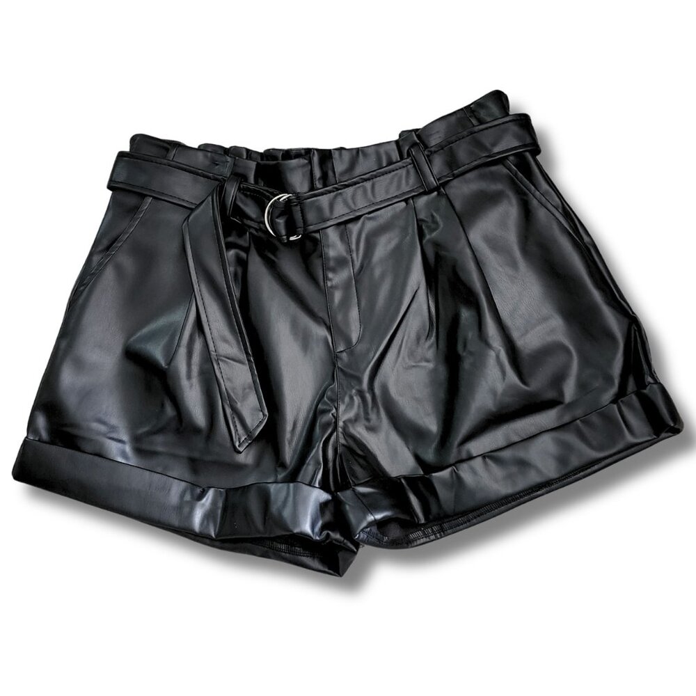 Mindy Mae’s Market Kendall Faux Leather Shorts - Size 2X